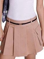 Short Pleated Skirt