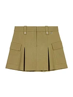 Pleated Mini Skirt