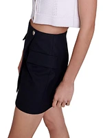 Asymmetric Wrap Skirt