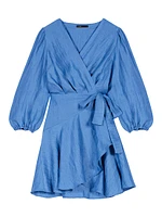 Linen Wrap Dress