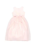 Little Girl's & Elizabeth Beaded Fit-&-Flare Dress