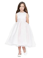 Little Girl's & Elizabeth Beaded Fit-&-Flare Dress