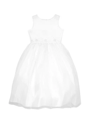 Little Girl's & Elizabeth Beaded Fit-&-Flare Dress