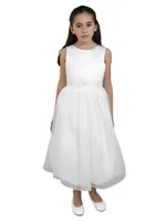 Little Girl's & Elizabeth Satin Organza Dress