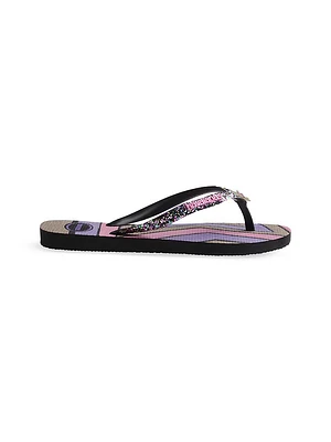 Little Girl's & Glitter Flip-Flops