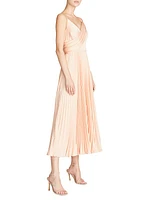 Cara Pleated Cocktail Dress