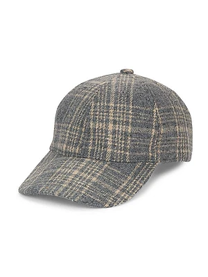 COLLECTION Plaid Baseball Hat