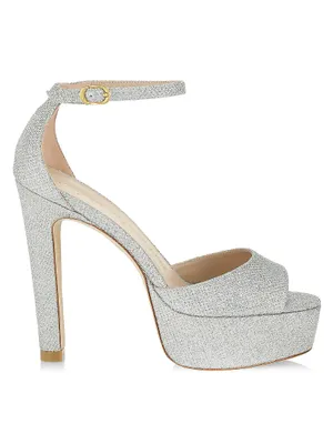 Discoplatform Shimmery High-Heel Sandals