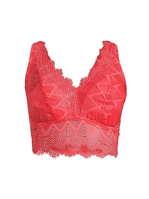 Allure Curvy Lace Longline Bralette