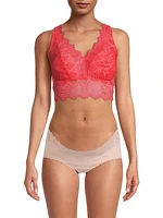 Allure Curvy Lace Longline Bralette