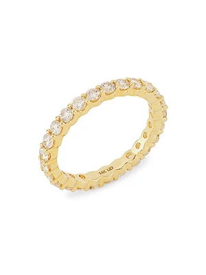 14K Yellow Gold & 1 TCW Diamond Ring