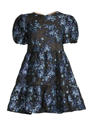 Liberty Assent Floral Jacquard Minidress