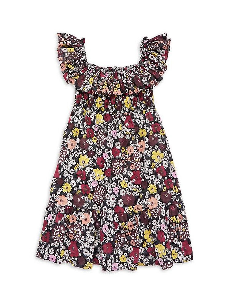 Little Girl's & Girl's Gitte Print Smocked Dress