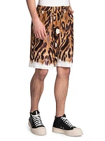 Leopard-Print Bermuda Shorts