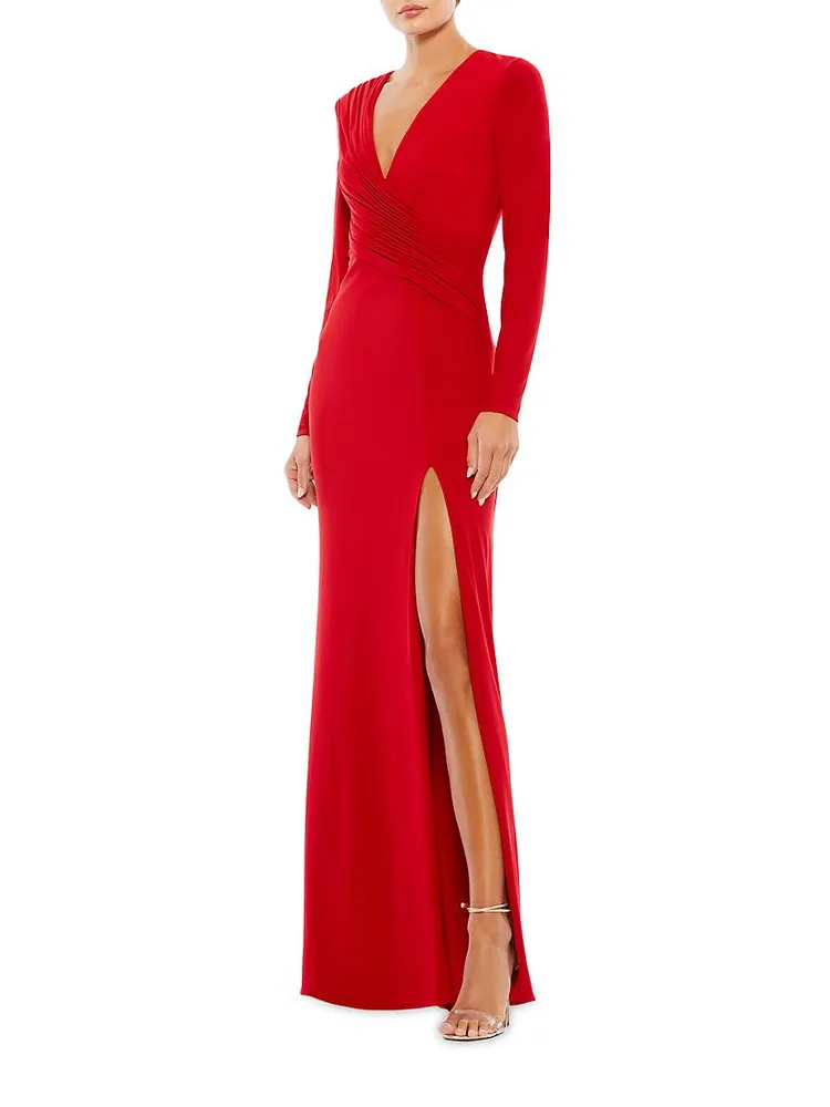 Jersey Ruched Gown