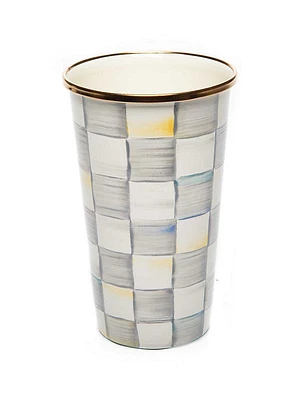 Sterling Check Enamel Tumbler