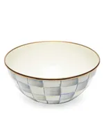 Sterling Check Enamel Everyday Bowl