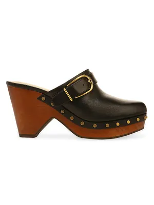 Hendrix Leather Clogs