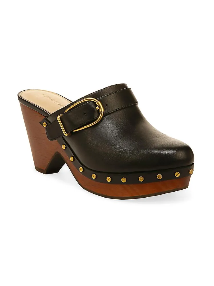 Hendrix Leather Clogs