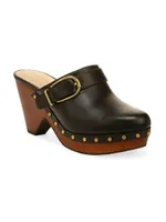 Hendrix Leather Clogs