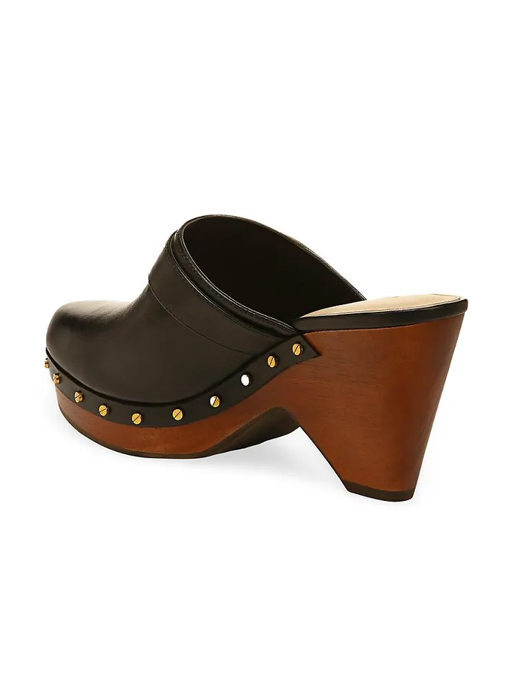 Hendrix Leather Clogs