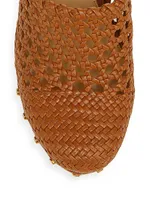 Hardie Woven Leather Clogs