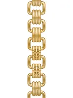 Eleanor Goldtone Stainless Steel Apple Watch® Bracelet/38MM, 40MM, 41MM