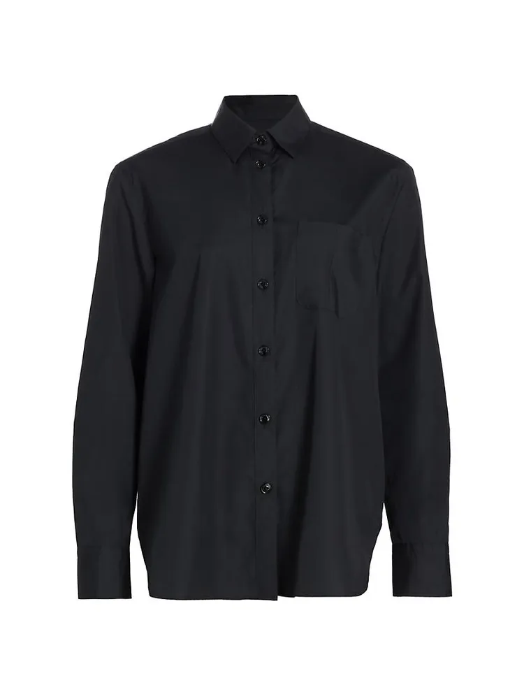 Maxine Cotton Button-Front Shirt