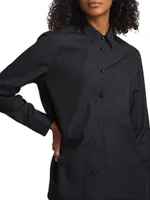 Maxine Cotton Button-Front Shirt