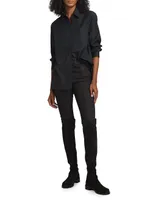 Maxine Cotton Button-Front Shirt