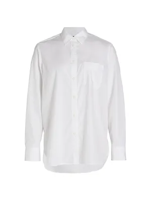 Maxine Cotton Button-Front Shirt