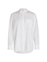 Maxine Cotton Button-Front Shirt