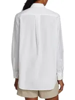 Maxine Cotton Button-Front Shirt