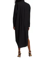 Oversized Poplin Maxi Shirtdress