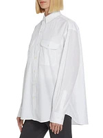 Oversized Poplin Shirt