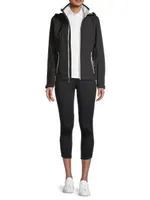 Olivia Shell Zip-Front Jacket