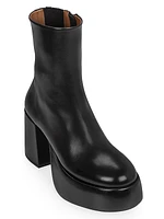 Tacplat Platform Leather Booties