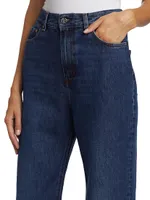 Tapered Straight-Fit Jeans