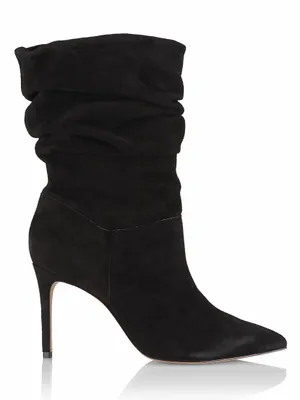 Ashlee Nubuck High-Heel Boots