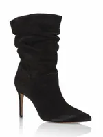 Ashlee Nubuck High-Heel Boots