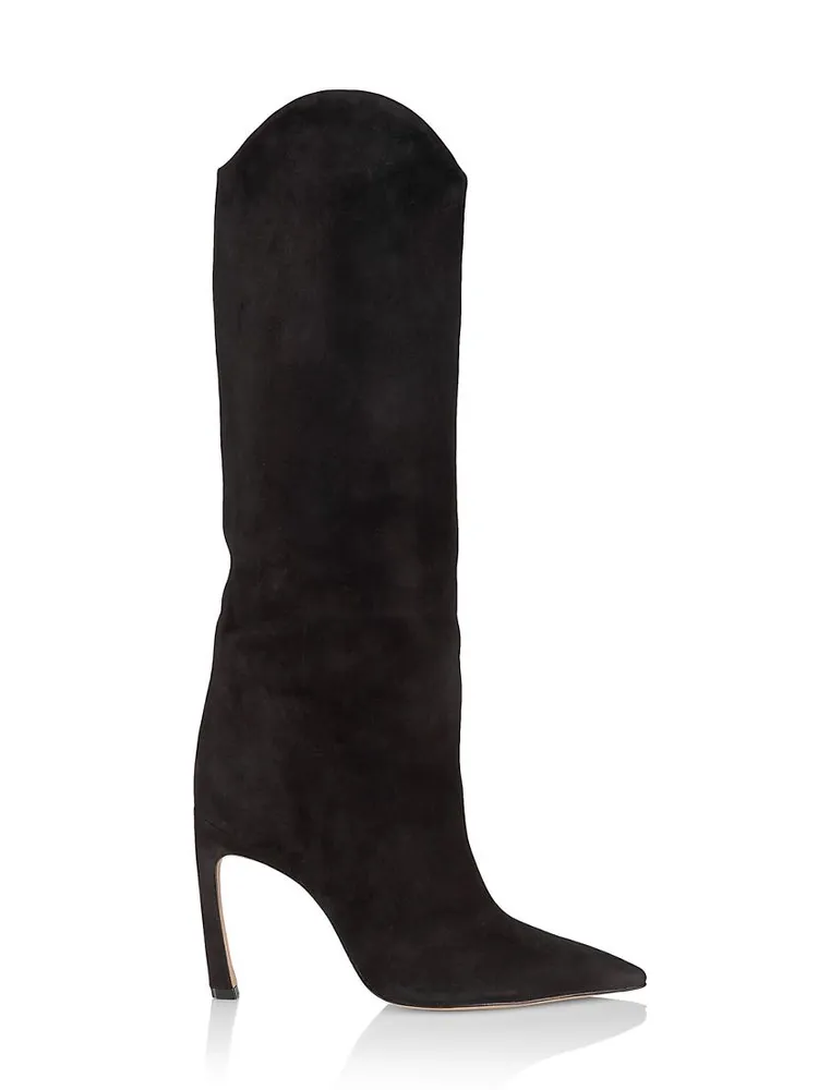 Maryana Nubuck Knee-High Boots