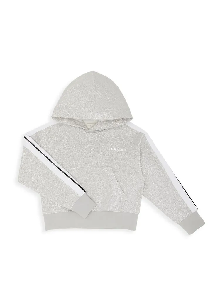 Little Girl's & Logo Track Hoodie