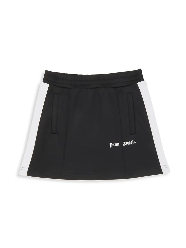 Little Girl's & Logo Track Skirt