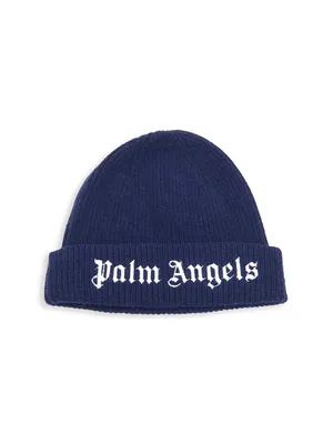 Little Boy's & Knit Logo Beanie