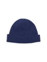 Little Boy's & Knit Logo Beanie