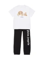 Little Girl's & Classic Overlogo Sweatpants