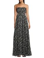 Monarch Fleur Cutout Maxi Dress