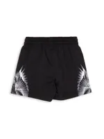 Little Boy's & Icon Wings Beach Shorts