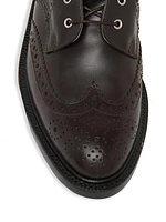 Classic Leather Wingtip Boots