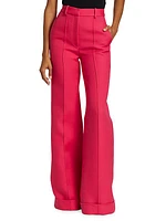 High-Waisted Wide-Leg Flared Pants